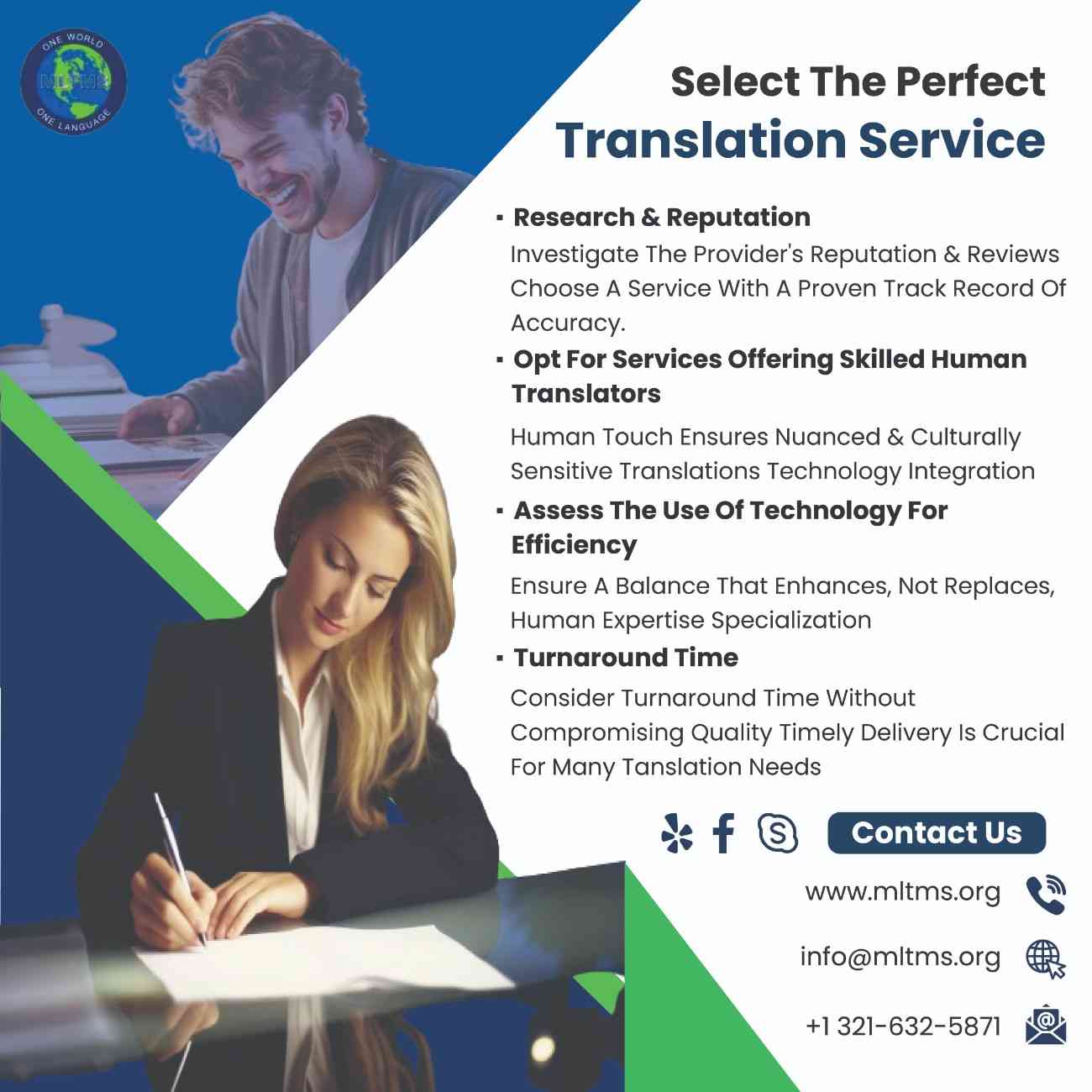 Select The Perfect Translation Service